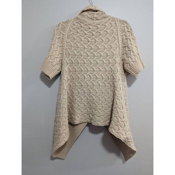 Calypso St. Barth Assymetric wool blend cardigan size Small - Picture 2 of 8